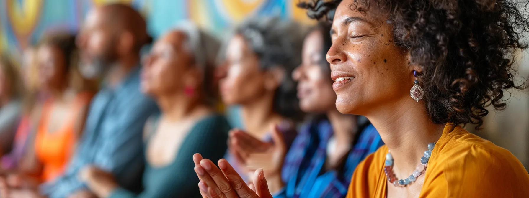 a diverse group of individuals sharing powerful testimonies of physical healing through gemstone therapy.