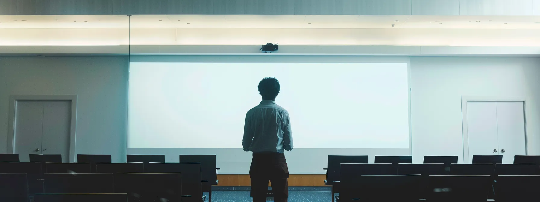 a determined individual standing in front of a whiteboard filled with specific, inspiring goals, fueling their motivation and driving their success.