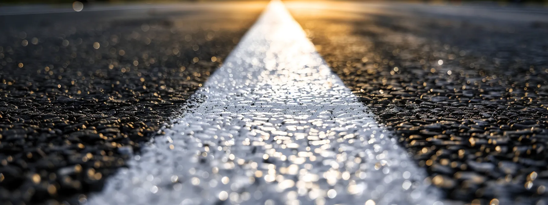 a person standing at the starting line of a race, focused and determined, with a clear path to success ahead.