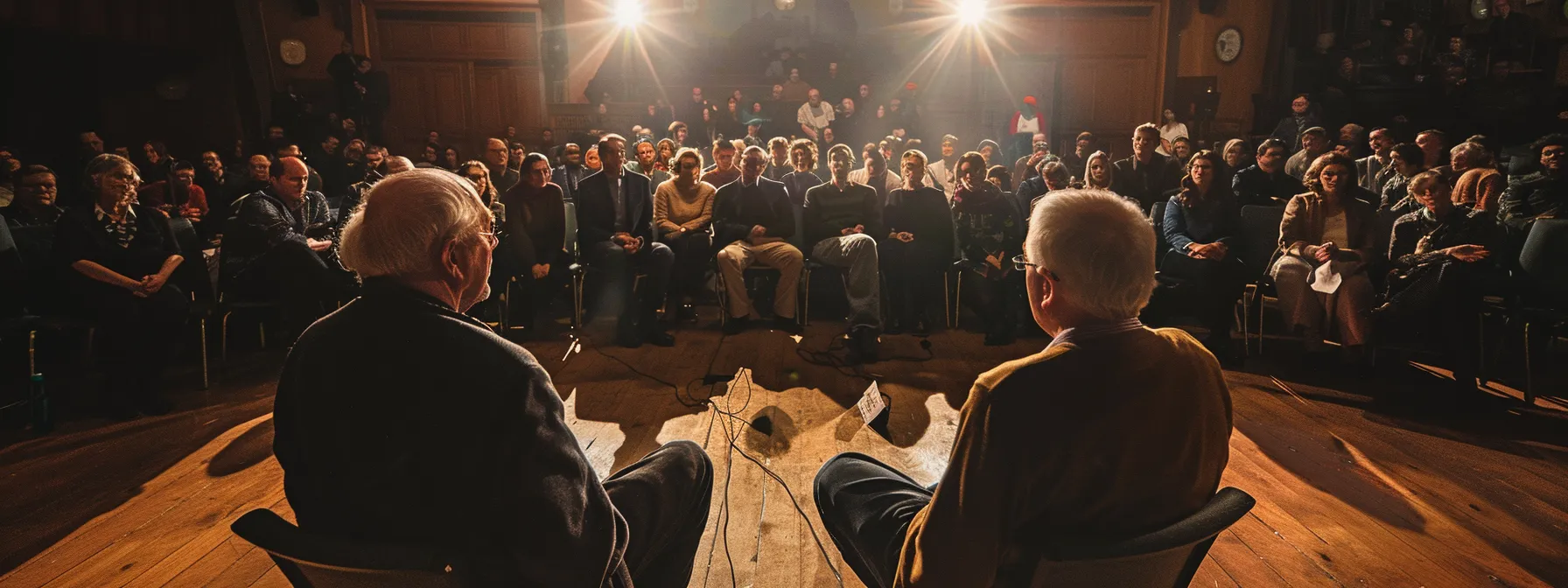 a heated debate between supporters and critics of bob proctor's teachings, with passionate arguments and deep analysis taking place.