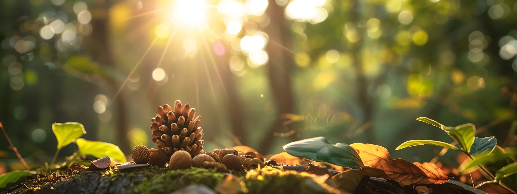 a serene and focused individual meditating with a twelve mukhi rudraksha bead, surrounded by soft sunlight filtering through the leaves of a peaceful forest.