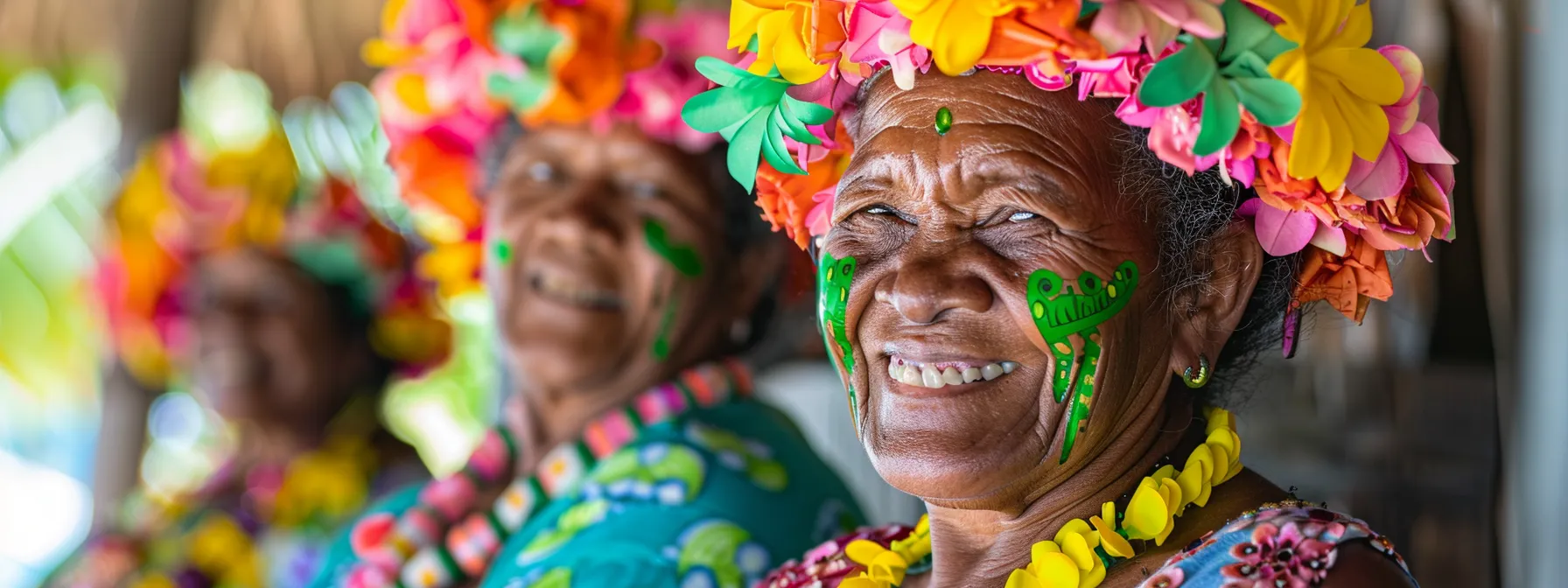 a vibrant photo capturing individuals in kiribati and grenada showcasing their improved health and vitality while wearing gomed bracelets.