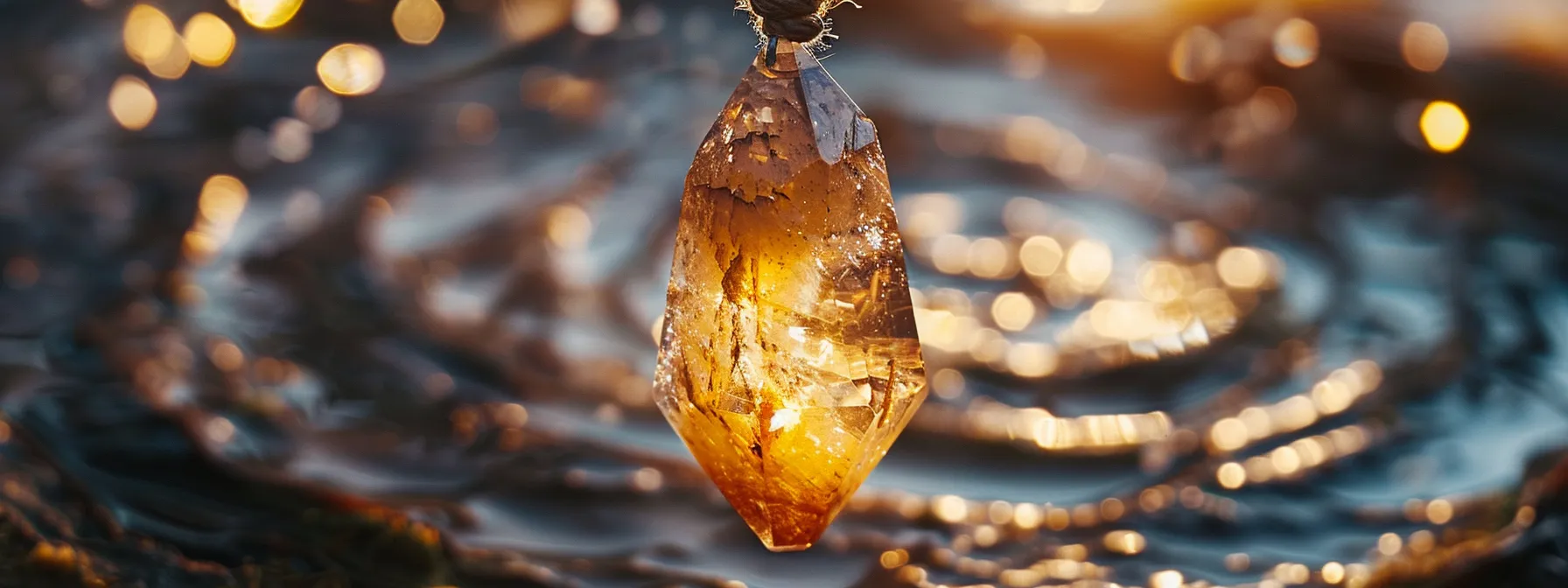 a mesmerizing crystal pendant glows, highlighting the manipura chakra, amidst a backdrop of serene energy flow.